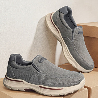 🔷30% de desconto hoje - Não perca! ⬛⏰ Sapatos ortopédicos leves, de uma marca australiana de luxo, com tecnologia respirável e repelente à água/resistente a nódoas 🦶 Alivia as dores nos pés - Tecido sarjado de alta densidade