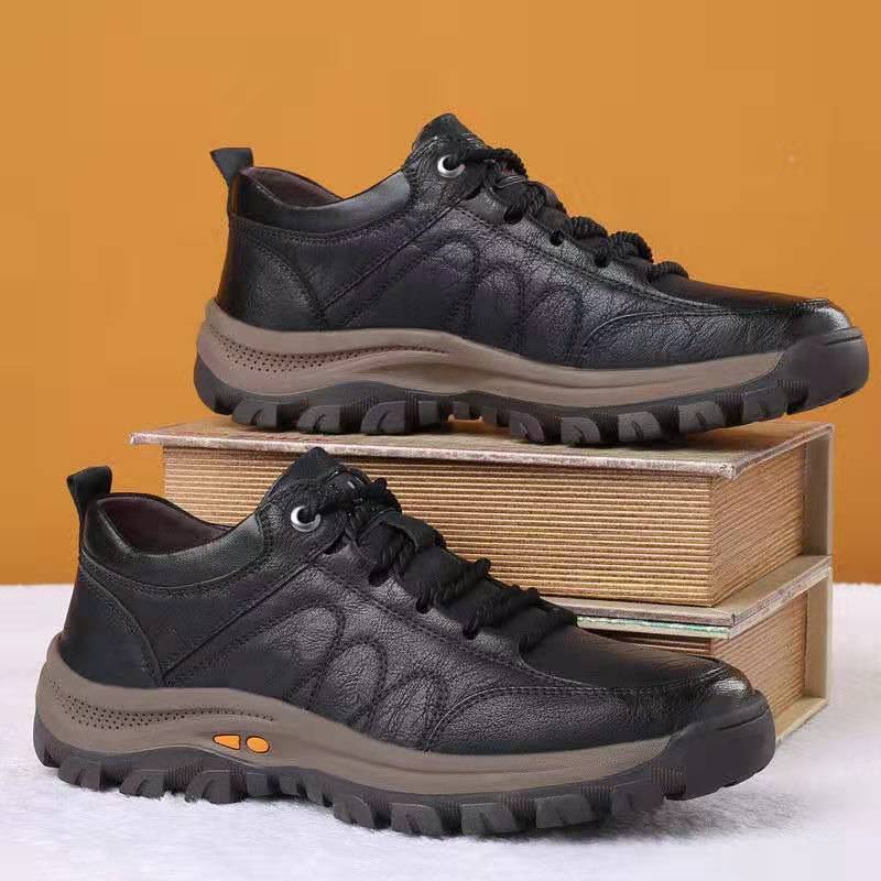 ⏰Último dia! 30% de desconto! ✅ Sapatos confortáveis em pele genuína com suporte para o arco do pé para alívio da dor - Design ergonómico 🔴 Feitos à mão - Impermeáveis e antiderrapantes