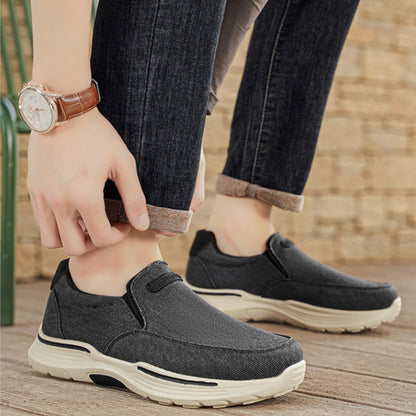 🔷30% de desconto hoje - Não perca! ⬛⏰ Sapatos ortopédicos leves, de uma marca australiana de luxo, com tecnologia respirável e repelente à água/resistente a nódoas 🦶 Alivia as dores nos pés - Tecido sarjado de alta densidade