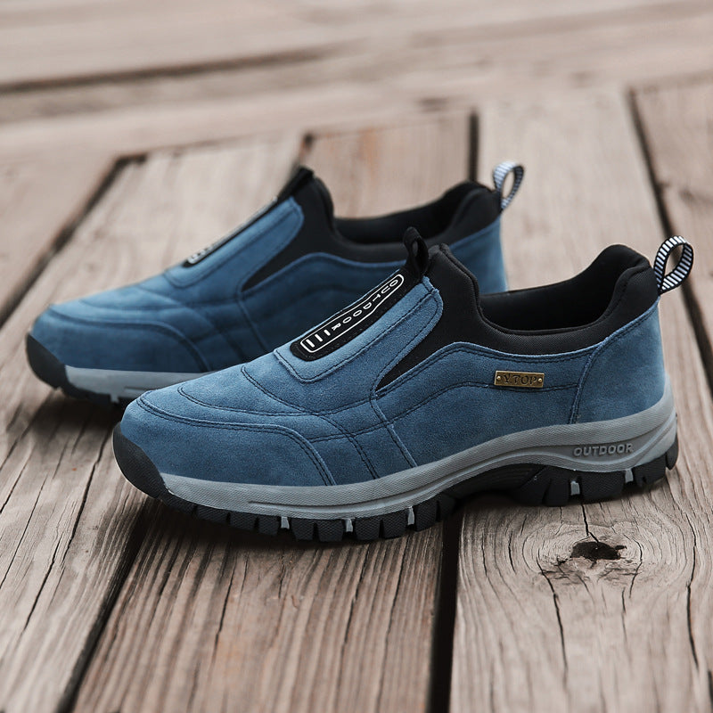 🔷30% de desconto hoje: Não perca! ⬛Novos sapatos ortopédicos de camurça macia e confortável - sapatos de caminhada ultraleves✅Concebidos para aliviar as dores nas pernas.