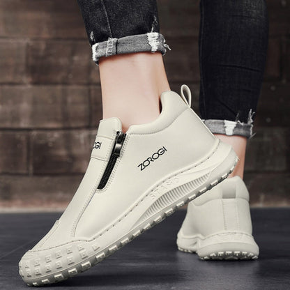 🎁 Oferta Especial: 70% de Desconto 🎁 Sapatos Ortopédicos Masculinos — Sensação de couro bovino macio 👟 Repelente à água e resistente a manchas ✅ Amortecimento duplo e suporte para o arco do pé