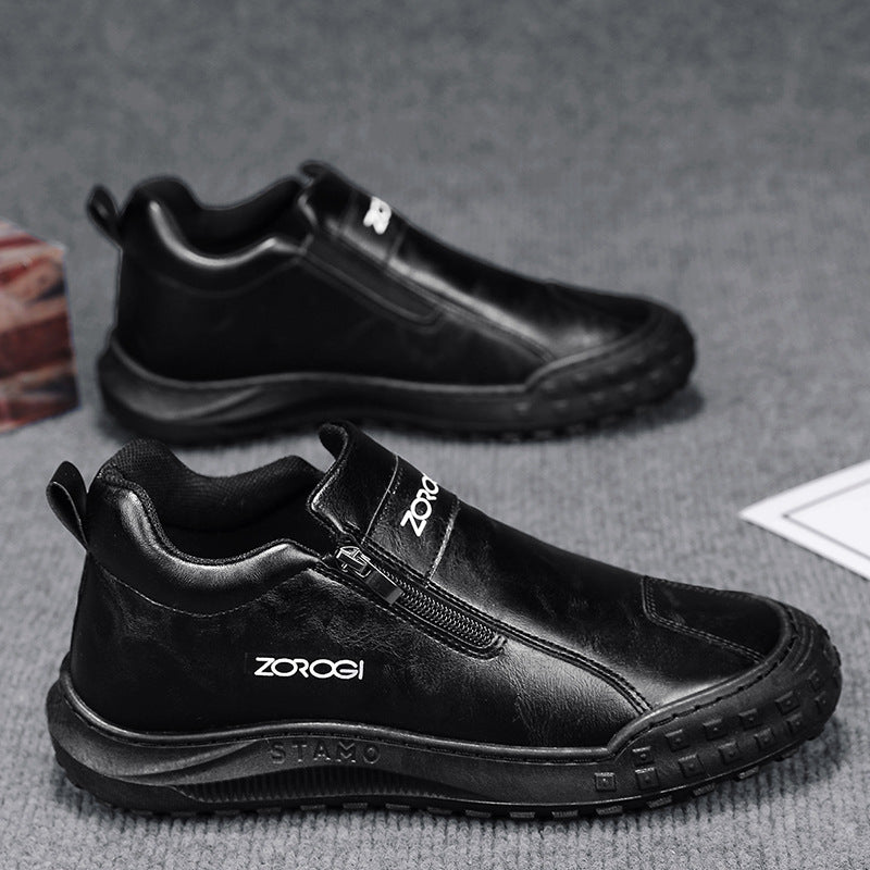 🎁 Oferta Especial: 70% de Desconto 🎁 Sapatos Ortopédicos Masculinos — Sensação de couro bovino macio 👟 Repelente à água e resistente a manchas ✅ Amortecimento duplo e suporte para o arco do pé