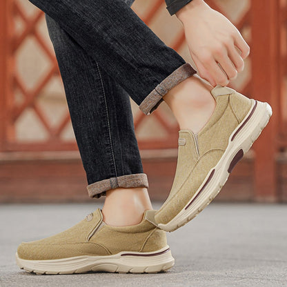 🔷30% de desconto hoje - Não perca! ⬛⏰ Sapatos ortopédicos leves, de uma marca australiana de luxo, com tecnologia respirável e repelente à água/resistente a nódoas 🦶 Alivia as dores nos pés - Tecido sarjado de alta densidade