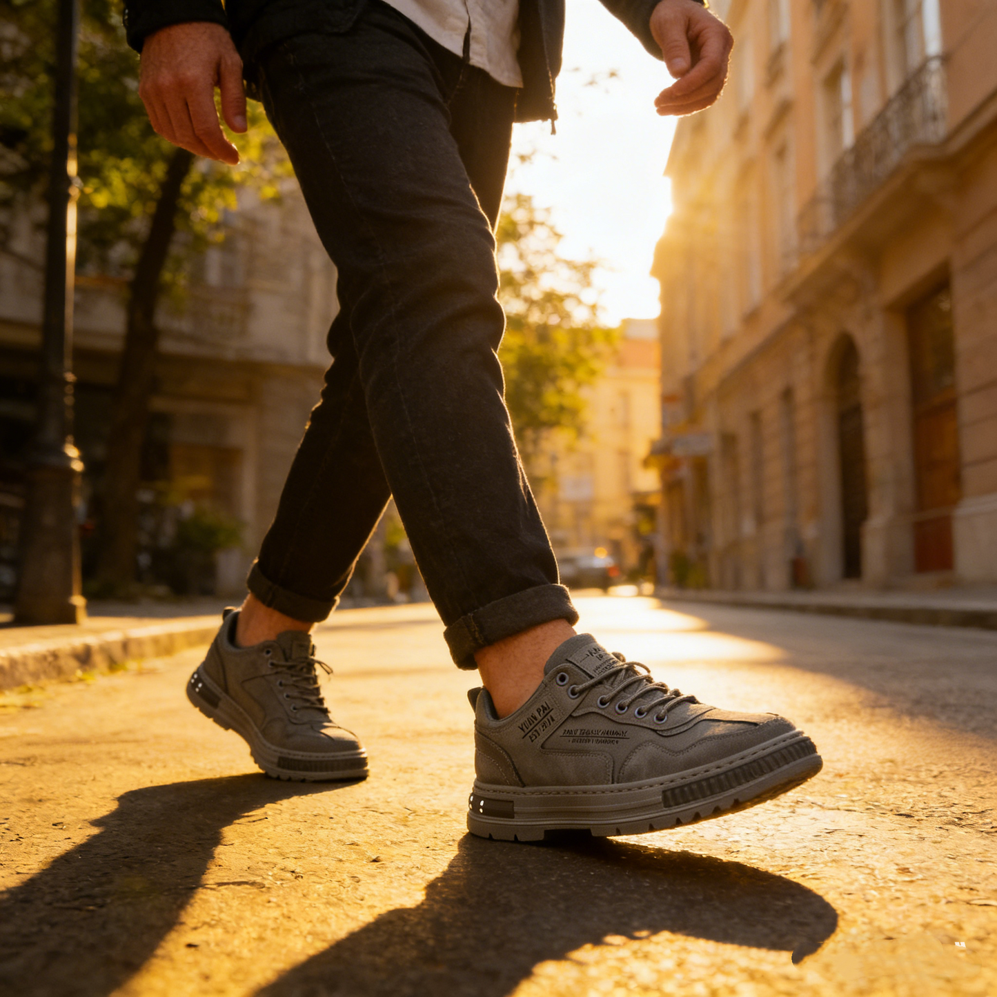 Sapatos ortopédicos confortáveis — macios e confortáveis, com excelente apoio — aliviam as dores nos pés.