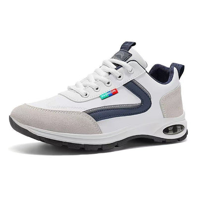 Sapatos ortopédicos confortáveis — com apoio para o arco do pé, para aliviar a dor; protegem os pés, para que não se canse mesmo após longas caminhadas.