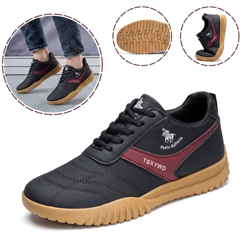 Sapatos ortopédicos de marca — macios e confortáveis, com excelente apoio — aliviam as dores nos pés.