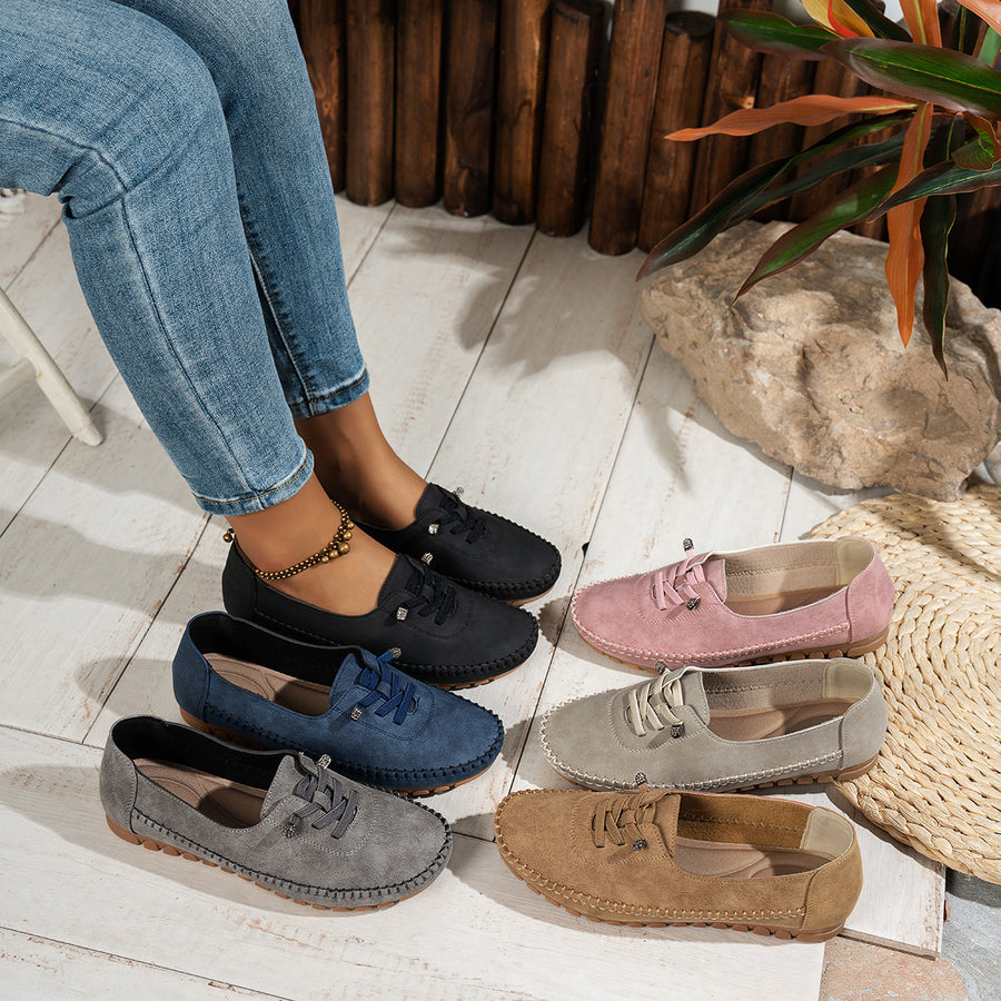 Sapatos ortopédicos confortáveis — com apoio do arco do pé, para aliviar a dor; macios e com amortecimento.