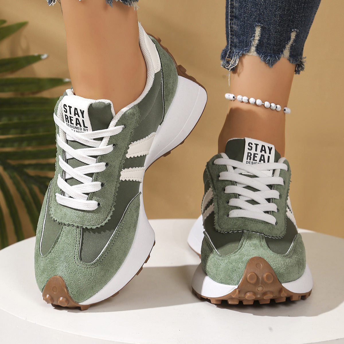 Sapatos ortopédicos desportivos casuais — com apoio do arco plantar e absorção de impactos para exercício diário