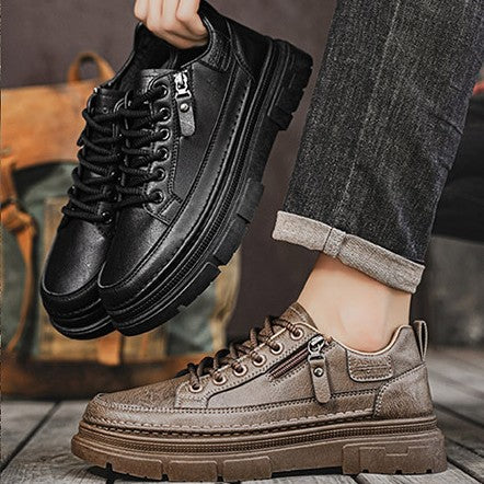Sapatos ergonómicos com palmilha ortopédica — Couro de vaca italiano de alta qualidade, apoio do arco, estabilidade do calcanhar e alívio da dor nos pés