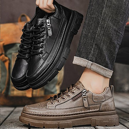 Sapatos ergonómicos com palmilha ortopédica — Couro de vaca italiano de alta qualidade, apoio do arco, estabilidade do calcanhar e alívio da dor nos pés