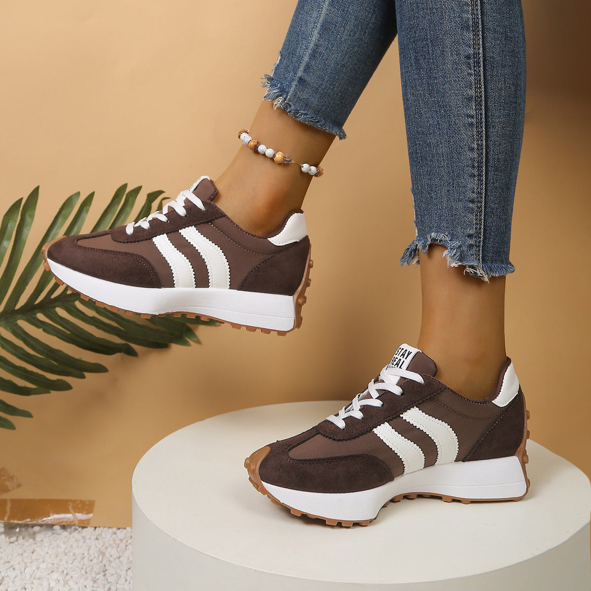 Sapatos ortopédicos desportivos casuais — com apoio do arco plantar e absorção de impactos para exercício diário