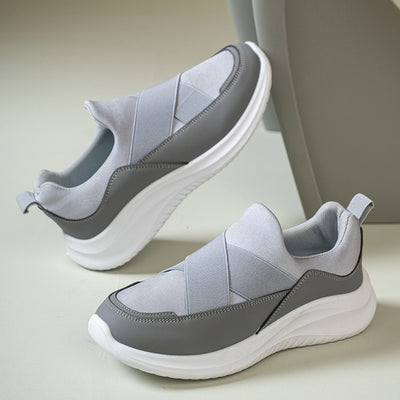 Sapatos ortopédicos confortáveis — com apoio do arco do pé, para aliviar a dor; macios e com amortecimento