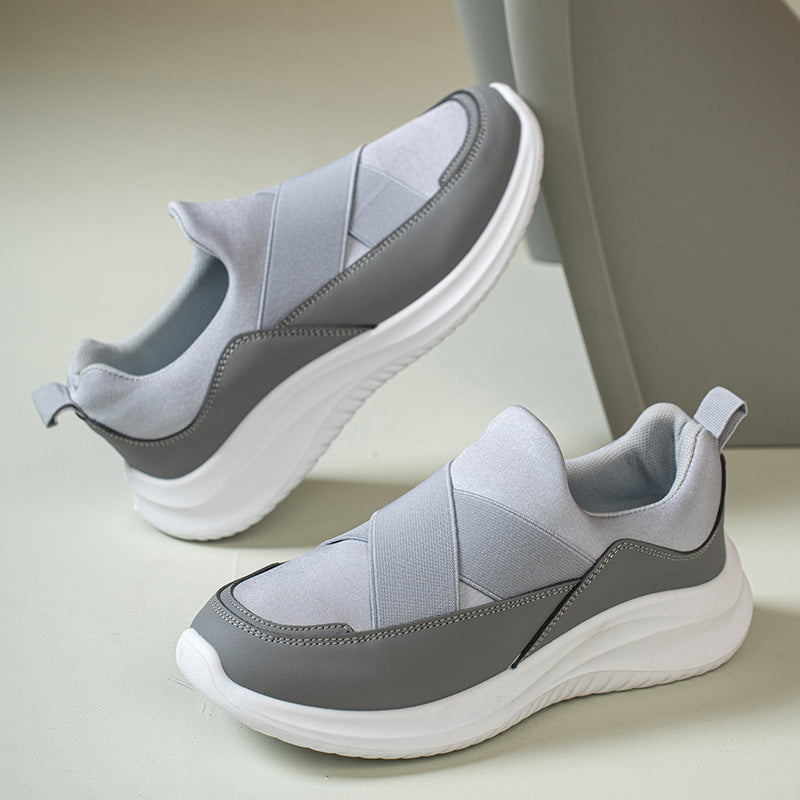 Sapatos ortopédicos confortáveis — com apoio do arco do pé, para aliviar a dor; macios e com amortecimento