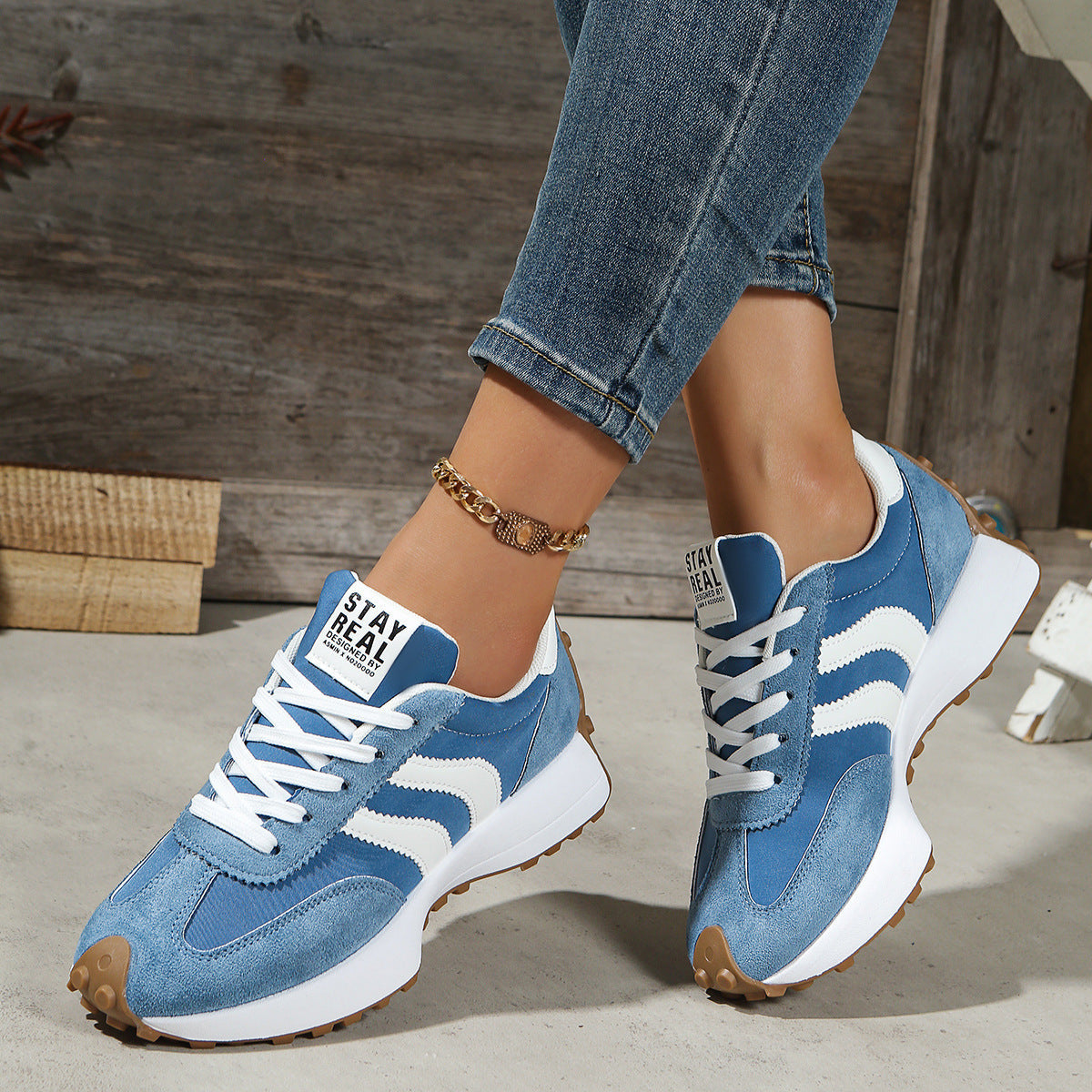 Sapatos ortopédicos desportivos casuais — com apoio do arco plantar e absorção de impactos para exercício diário