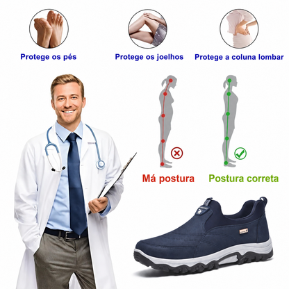 ⏰30% de desconto hoje✅ Sapatos Ortopédicos Australianos - Sapatos de Lona Ultraleves 🔵 Macios e Confortáveis - Oferecem Excelente Suporte 🦶 Aliviam a Dor nos Pés