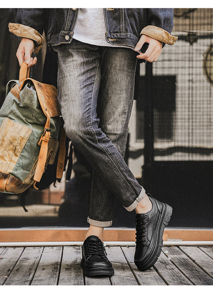 Sapatos ergonómicos com palmilha ortopédica — Couro de vaca italiano de alta qualidade, apoio do arco, estabilidade do calcanhar e alívio da dor nos pés