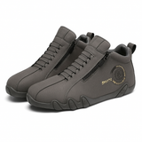 Sapatos ortopédicos confortáveis — apoio ergonómico do arco do pé, alívio da dor, biqueira larga que não aperta o pé.