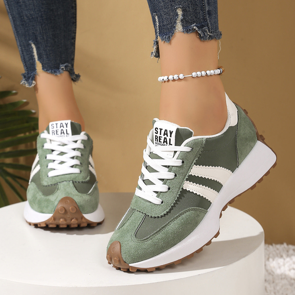Sapatos ortopédicos desportivos casuais — com apoio do arco plantar e absorção de impactos para exercício diário