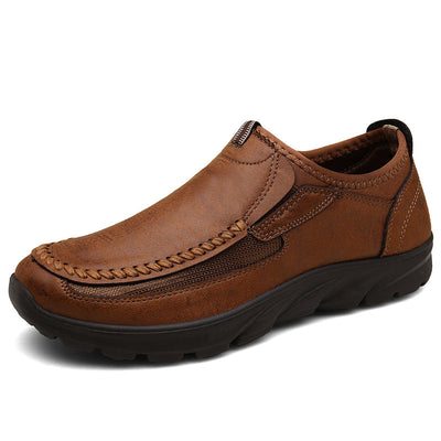 Sapatos ortopédicos confortáveis — apoio ergonómico do arco do pé, que alivia a dor, com biqueira larga que não aperta o pé.