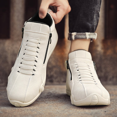 Sapatos ortopédicos confortáveis — apoio ergonómico do arco do pé, alívio da dor, biqueira larga que não aperta o pé.