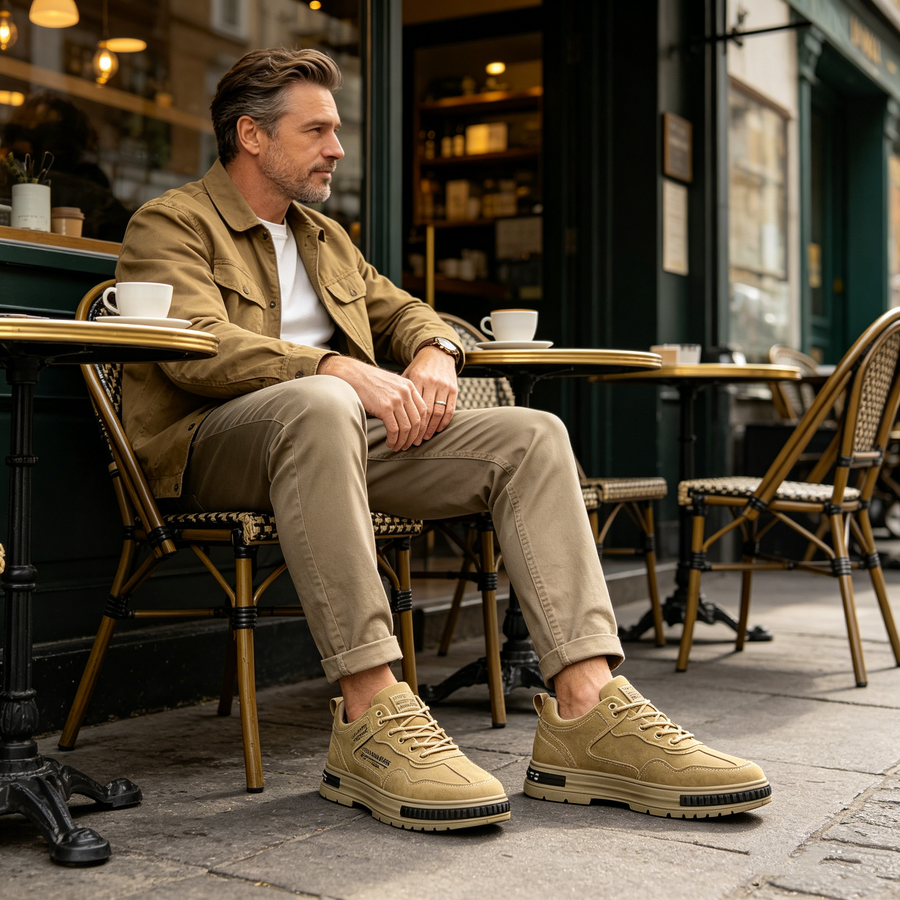 Sapatos ortopédicos confortáveis — macios e confortáveis, com excelente apoio — aliviam as dores nos pés.