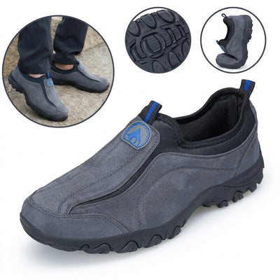 Sapatos ortopédicos confortáveis em camurça — com apoio do arco do pé, para aliviar a dor